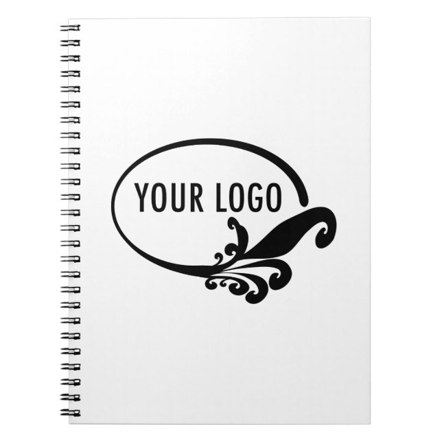Caderno Espiral com Logotipo Comercial Personaliza (Frente)