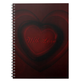 Caderno Espiral Com Notebook Amor