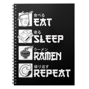 Caderno Espiral Coma anime adormecido Repetir presente Ideia Cospl