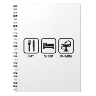 Caderno Espiral Coma o sono Pharm