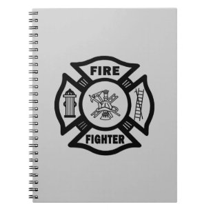 Caderno Espiral Combatente de Incêndios Maltês