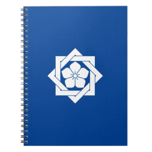 Caderno Espiral Combinado ângulo com platycodon
