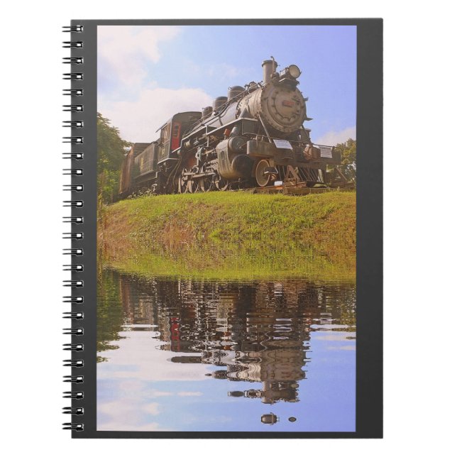 Caderno Espiral Comboio A Vapor (Frente)