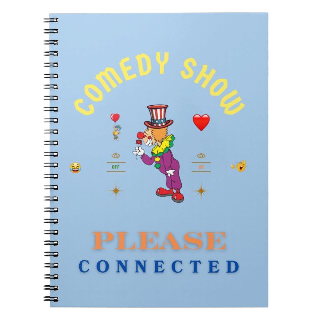 CADERNO ESPIRAL COMEDY SHOW (Frente)