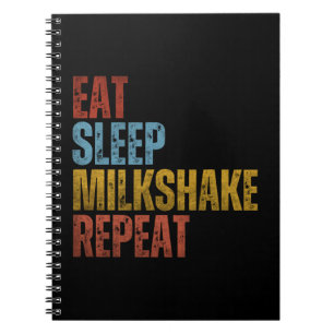 CADERNO ESPIRAL COMER REPETIÇÃO DE SONO DE LEITE