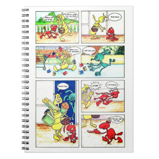Caderno Espiral Comic mit Fantasy-Figuren