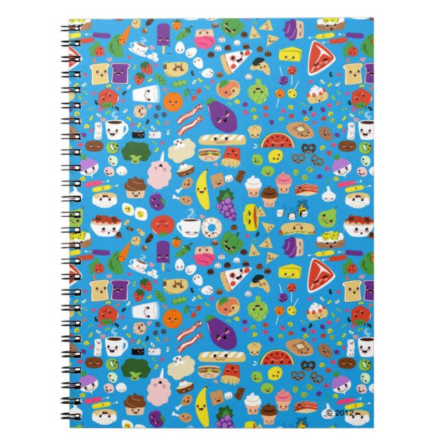 Caderno Espiral Comida feliz (Frente)