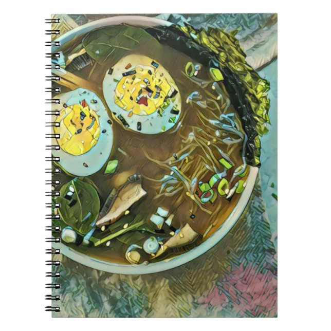 Caderno Espiral Comidas japonesas (Frente)