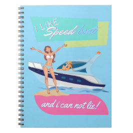 Caderno Espiral como lancha