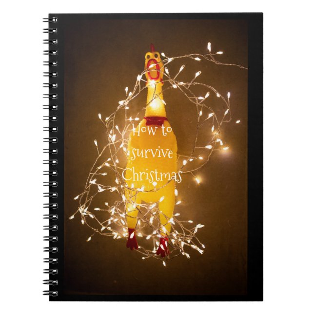 Caderno Espiral Como sobreviver ao notebook de Natal (Frente)