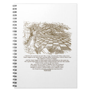 Caderno Espiral Como Um Grande Jogo De Chessboard No Chess Wonderl