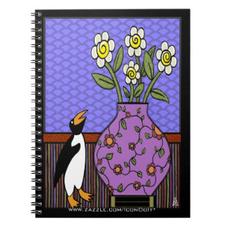 Caderno Espiral Como Um Pinguim Para Daffodils