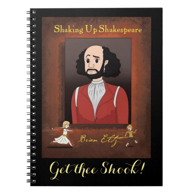 Caderno Espiral Compartilhando o notebook Shakespeare Spiral (Frente)