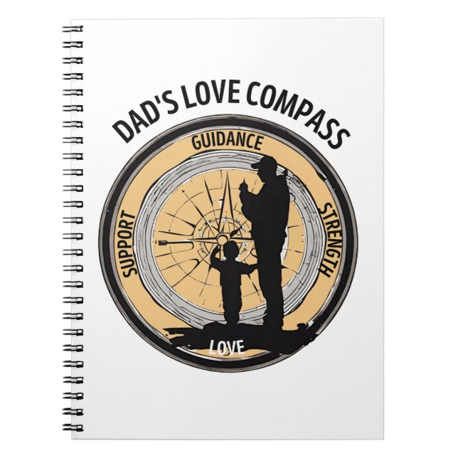 Caderno Espiral Compass De Amor Do pai (Frente)