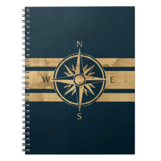 Caderno Espiral Compass do Explorador Náutico