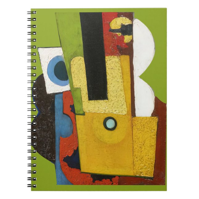 Caderno Espiral Composição com guitarra Amadeo de Souza-Cardoso (Frente)