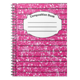 Caderno Espiral Composição Rosa