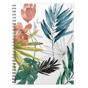 Caderno Espiral Composição tropical