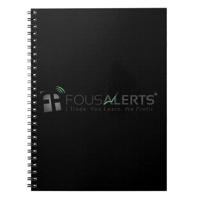 Caderno Espiral Comprador de nota de Fousalerts! (Frente)
