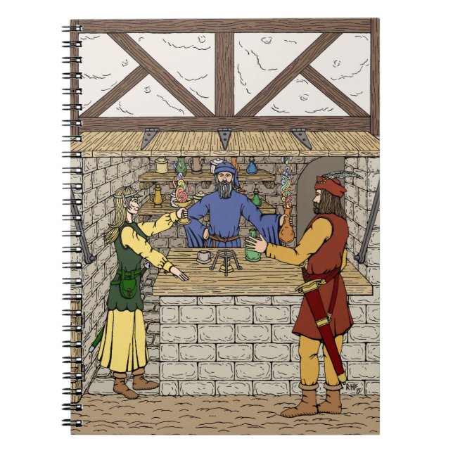 Caderno Espiral Compro Apothecary Fantasy (Frente)