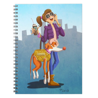 Caderno Espiral Computador portátil