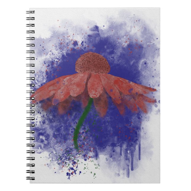 Caderno Espiral Concedora de Cores d'Água (Frente)