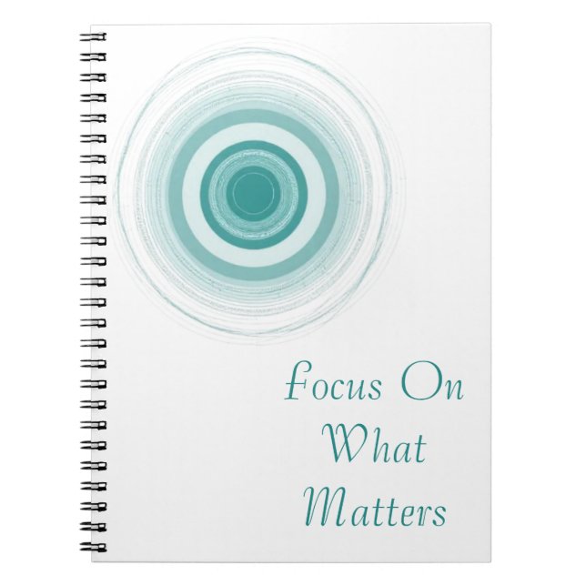 Caderno Espiral Concentric Focus - Modern Cover Art (Frente)