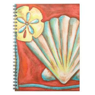 Caderno Espiral Conchas de Laranja Russo