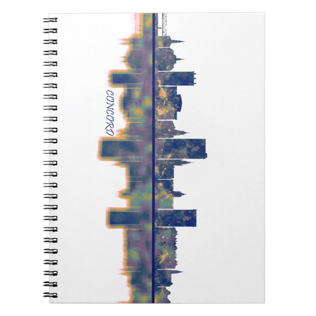 Caderno Espiral Concord Skyline (Frente)