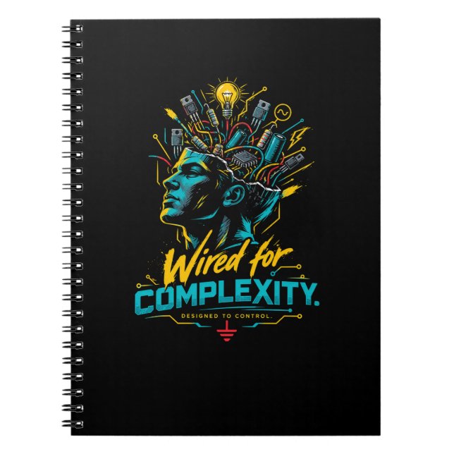 Caderno Espiral Conectado para Complexidade Controle Engenharia Es (Frente)