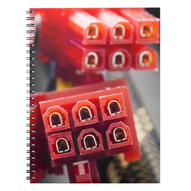Caderno Espiral Conector do cabo do computador (Frente)