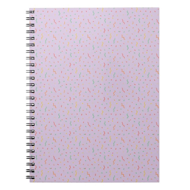 Caderno Espiral Confetes Comemorativos (Frente)