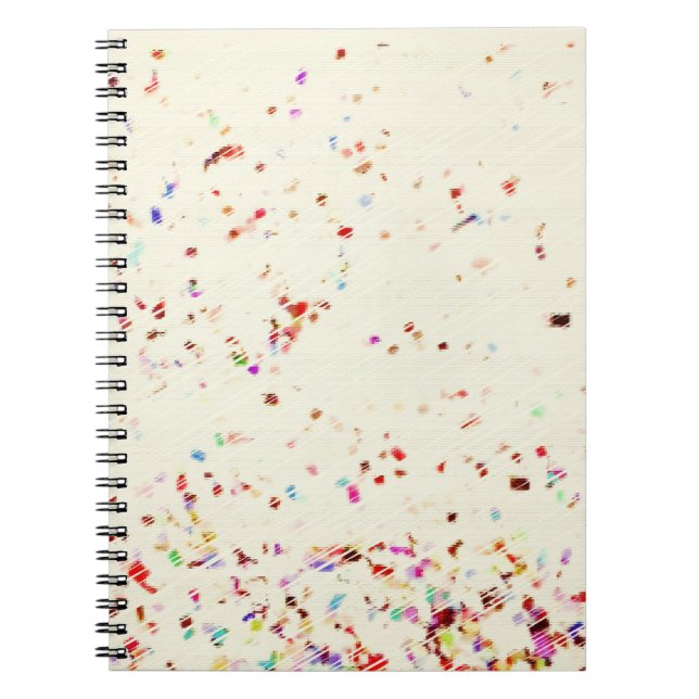 Caderno Espiral Confetti multicor (Frente)