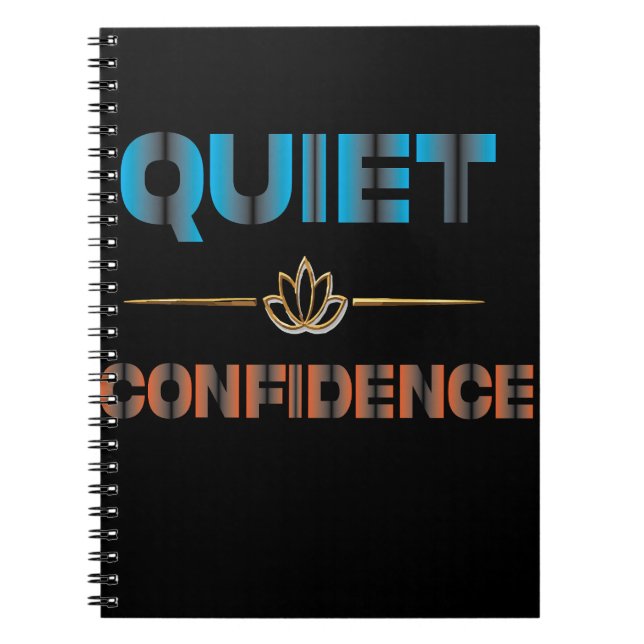Caderno Espiral Confiança Silenciosa (Frente)