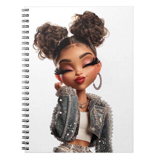 Caderno Espiral Confident Couture Cutie Spiral Photo Notebook (Frente)