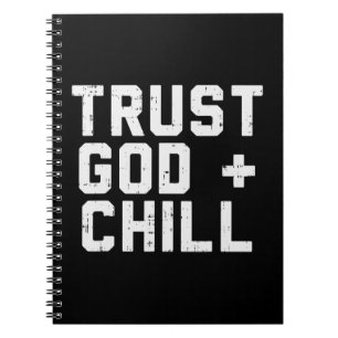 Caderno Espiral Confie em Deus Enche Jesus Engraçado Fé Cristo Rel