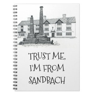 Caderno Espiral CONFIE EM MIM, EU SOU DE SANDBACH (editável)