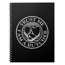 Caderno Espiral Confie em mim, eu sou um osso-açougueiro