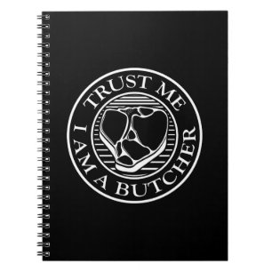 Caderno Espiral Confie em mim, eu sou um osso-açougueiro