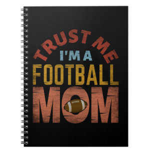 CADERNO ESPIRAL CONFIE EM MIM QUE SOU UMA MÃE DE FUTEBOL