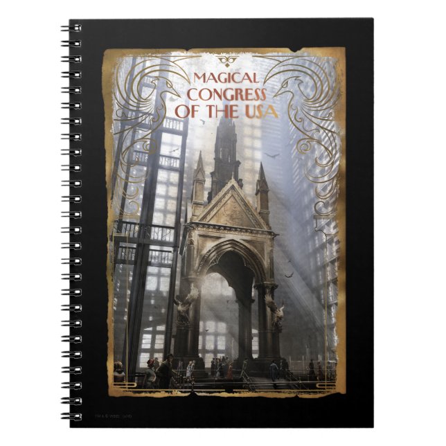 Caderno Espiral Congresso Mágico dos EUA (Frente)