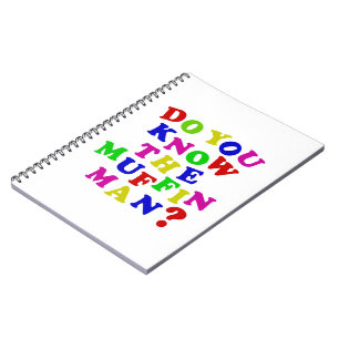 Caderno Espiral Conhece o Homem Muffin?