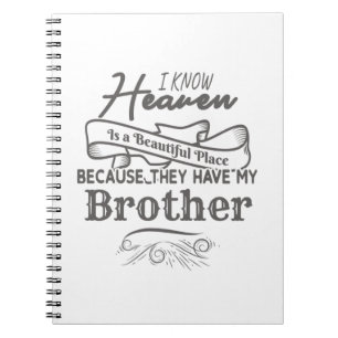 Caderno Espiral Conhece O Lugar Bonito Do Céu Que Eles Têm Meu I