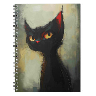 Caderno Espiral Conhecendo o Gato Ninja Preto