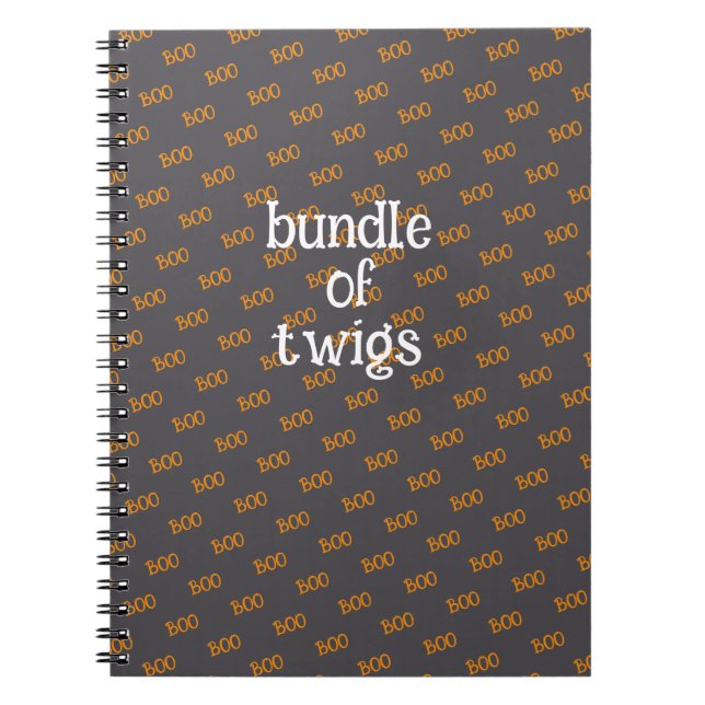 Caderno Espiral "Conjunto de galhos" (Frente)