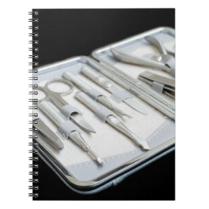 Caderno Espiral Conjunto de manicure