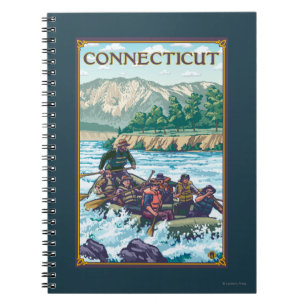 Caderno Espiral ConnecticutRiver que transporta a cena