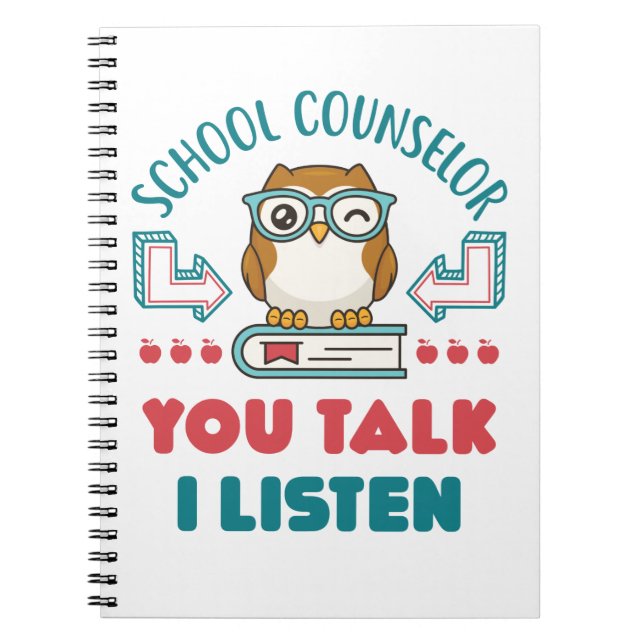 Caderno Espiral Conselheiro Escolar Que Falas Eu Ouço (Frente)