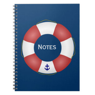 Caderno Espiral Conservante de vida náutico