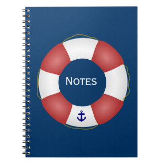 Caderno Espiral Conservante de vida náutico